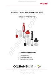 Rotel MULTIMIX 396CH2 Gebrauchsanweisung