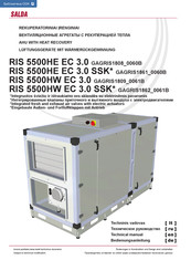 Salda RIS 5500HE EC 3.0 Bedienungsanleitung