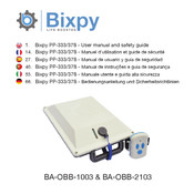 Bixpy BA-OBB-1003 Bedienungsanleitung