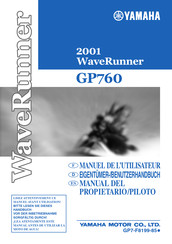 Yamaha WaveRunner GP760-Z 2001 Benutzerhandbuch
