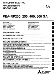 Mitsubishi Electric PEA-RP200 GA Bedienungshandbuch