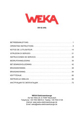 Weka DK 62 Betriebsanleitung