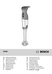 Bosch MSM87180 Gebrauchsanleitung