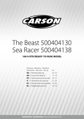 Carson Sea Racer Betriebsanleitung