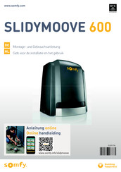 SOMFY SLIDYMOOVE 600 Montage- Und Gebrauchsanleitung