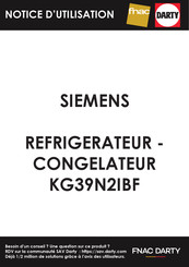 Siemens KG39N2IBF Gebrauchsanleitung