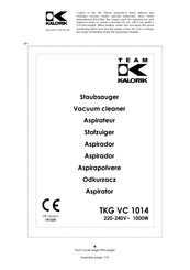 Team Kalorik TKG VC 1014 Bedienungsanleitung