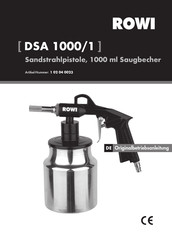 Rowi 1 02 04 0023 Originalbetriebsanleitung