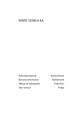 Electrolux SANTO 72390-6 KA Benutzerinformation