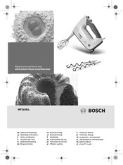 Bosch MFQ363 Serie Gebrauchsanleitung