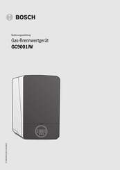 Bosch GC9001iW Serie Bedienungsanleitung