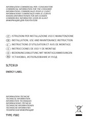 Sirius SLTC919 Technische Informationen