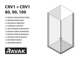 RAVAK CRV1 80 Montageanleitung