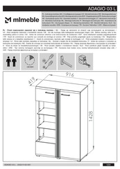 mlmeble ADAGIO 03 L Montageanleitung