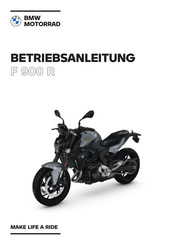 BMW Motorrad F 900 R 2022 Betriebsanleitung