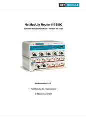 NetModule NB3800 Benutzerhandbuch