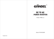 Giandel PM-5000QBR Bedienungsanleitung