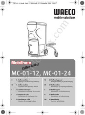 Waeco Mobitherm MC-01-24 Montage- Und Bedienungsanleitung