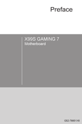 MSI X99S GAMING 7 Bedienungsanleitung