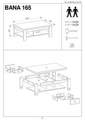 ASKO-NÁBYTEK BANA 165 Montageanleitung
