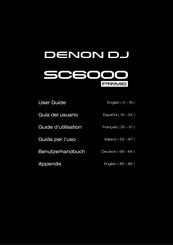 Denon DJ SC6000/LC PRIME Benutzerhandbuch