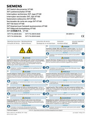 Siemens 3VT1716-2DE36-0AA Serie Betriebsanleitung