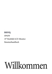 BenQ FP92W Benutzerhandbuch
