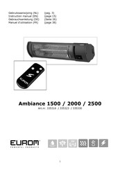 EUROM Ambiance 2000 Gebrauchsanleitung