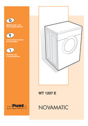 FUST NOVAMATIC WT 1207 E Bedienungs- Und Wartungshandbuch