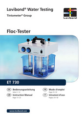 Tintometer Lovibond ET 730 Bedienungsanleitung