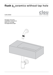 Clou Flush 3 CL/03.03033 Montageanweisungen