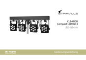 thomann STAIRVILLE CLB4 RGB Compact LED Bar 4 Bedienungsanleitung