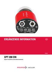 Pfeiffer Vacuum XPT 200 DN Ergänzende Information