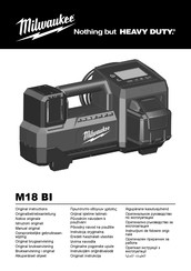 Milwaukee M18 BI Originalbetriebsanleitung