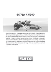 SATA jet X 5500 Betriebsanleitung