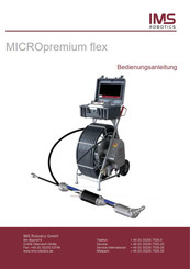 IMS ROBOTICS IMS MICRO premium flex Bedienungsanleitung