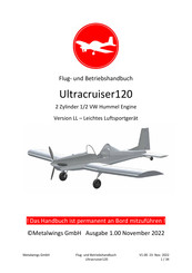 Metalwings Ultracruiser120 Flug- Und Betriebshandbuch