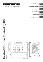 Mark Destratification Control RJ402 Technisches Handbuch