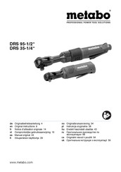 Metabo DRS 95-1/2 Originalbetriebsanleitung