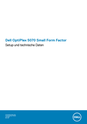Dell OptiPlex 5070 Small Form Factor Einrichtung Und Technische Daten