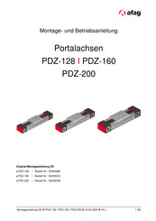 afag PDZ-128 Montage- Und Betriebsanleitung