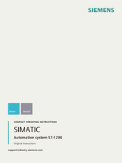 Siemens SIMATIC S7-1200 Originalbetriebsanleitung