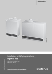 Buderus Logamax plus GB192-50i Installations- Und Wartungsanleitung