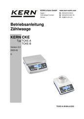 KERN TCKE 3000-2-A Betriebsanleitung