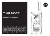 Motorola TLKR T61 Bedienungsanleitung