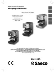 Philips Saeco HD8323/08 Bedienungsanleitung