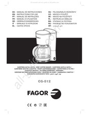 Fagor CG-512 Gebrauchsanweisung