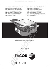 Fagor GR-180 Gebrauchsanweisung