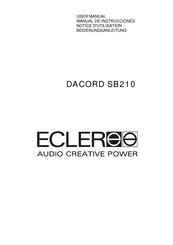 Ecler DACORD SB210 Bedienungsanleitung