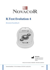 Novacor R.Test Evolution 4 Benutzerhandbuch